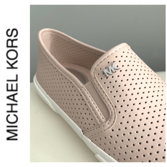 BRAND NEW authentic MK leather slip on sneakers - Picture 6 of 8